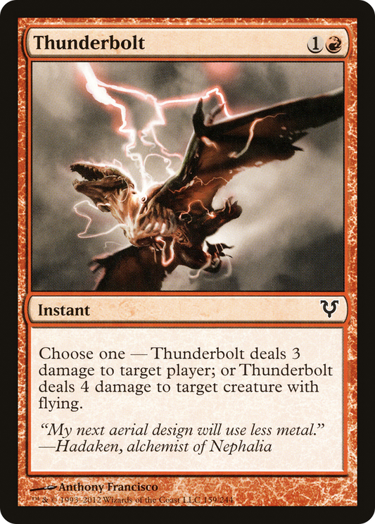 Thunderbolt (AVR-159) - Avacyn Restored Foil