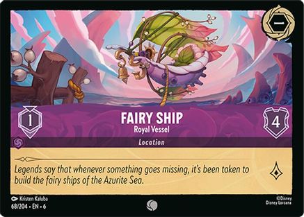 Fairy Ship - Royal Vessel (68/204) - Azurite Sea Cold Foil