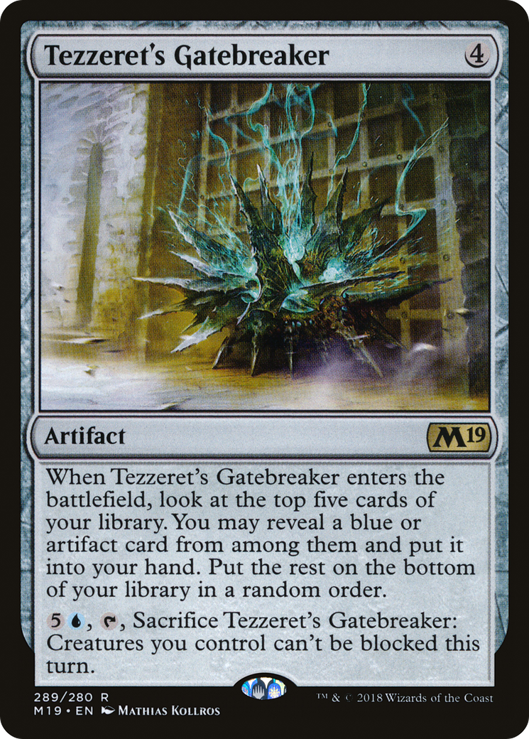 Tezzeret's Gatebreaker (M19-289) - Core Set 2019