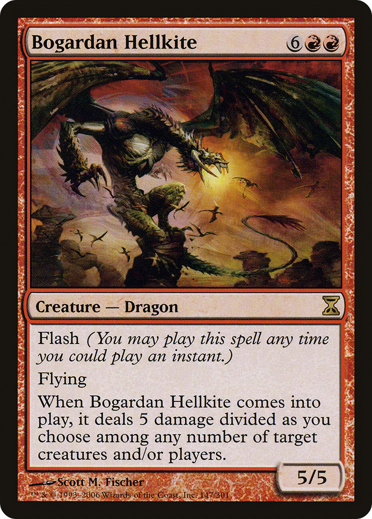 Bogardan Hellkite (TSP-147) - Time Spiral Foil