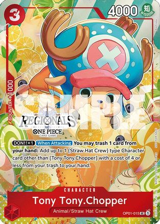 (OP01-015) Tony Tony.Chopper (Online Regional 2024 Vol. 3) - One Piece Promotion Cards Normal