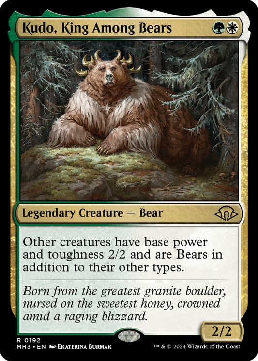 Kudo, King Among Bears (MH3-192) - Modern Horizons 3