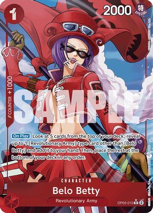 (OP05-015) Belo Betty (Alternate Art) - Premium Booster -The Best- Foil
