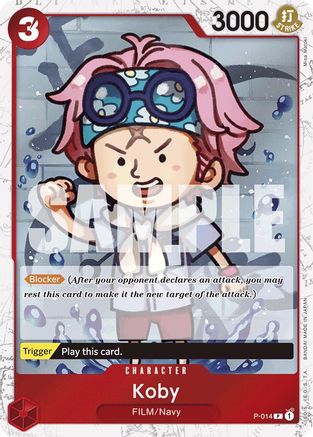 (P-014) Koby (Jolly Roger Foil) - Premium Booster -The Best- Foil