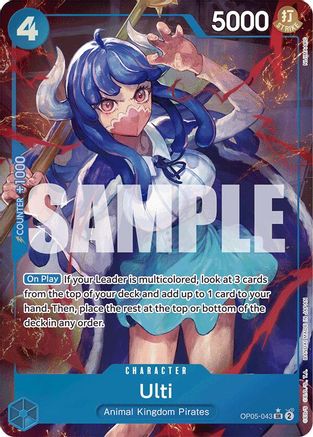(OP05-043) Ulti (Alternate Art) - Premium Booster -The Best- Foil