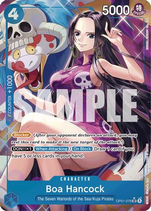 Boa Hancock (Alternate Art) (OP01-078) - Premium Booster