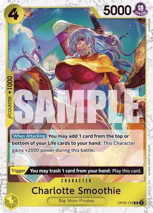 (OP03-110) Charlotte Smoothie (Jolly Roger Foil) - Premium Booster -The Best- Foil
