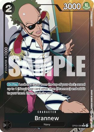 (OP03-089) Brannew (Full Art) - Premium Booster -The Best- Foil