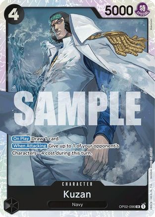 (OP02-096) Kuzan (OP02-096) (Reprint) - Premium Booster -The Best- Foil