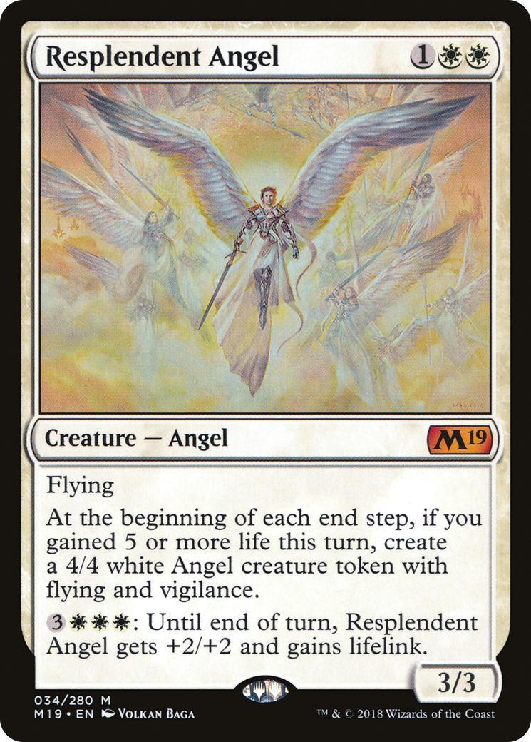 Resplendent Angel (M19-034) - Core Set 2019