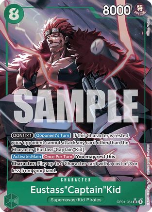 (OP01-051) Eustass"Captain"Kid (OP01-051) (Alternate Art) - Premium Booster -The Best- Foil