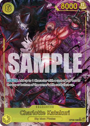 (OP03-123) Charlotte Katakuri (Alternate Art) - Premium Booster -The Best- Foil