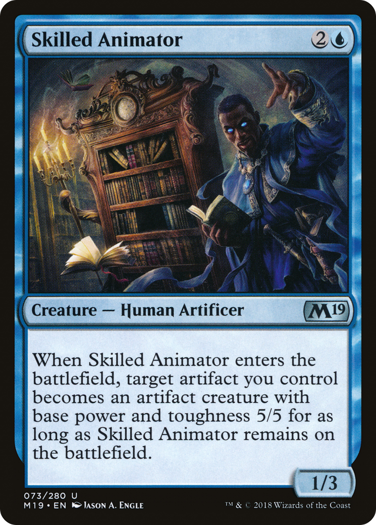 Skilled Animator (M19-073) - Core Set 2019 Foil