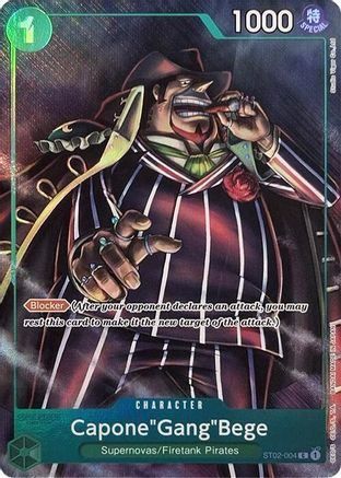 (ST02-004) Capone"Gang"Bege (Premium Card Collection -Best Selection Vol. 2-) - One Piece Promotion Cards Foil
