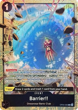 Barrier!! (Premium Card Collection -Best Selection Vol. 2-) (OP04-095) - One Piece Promotion Cards Foil