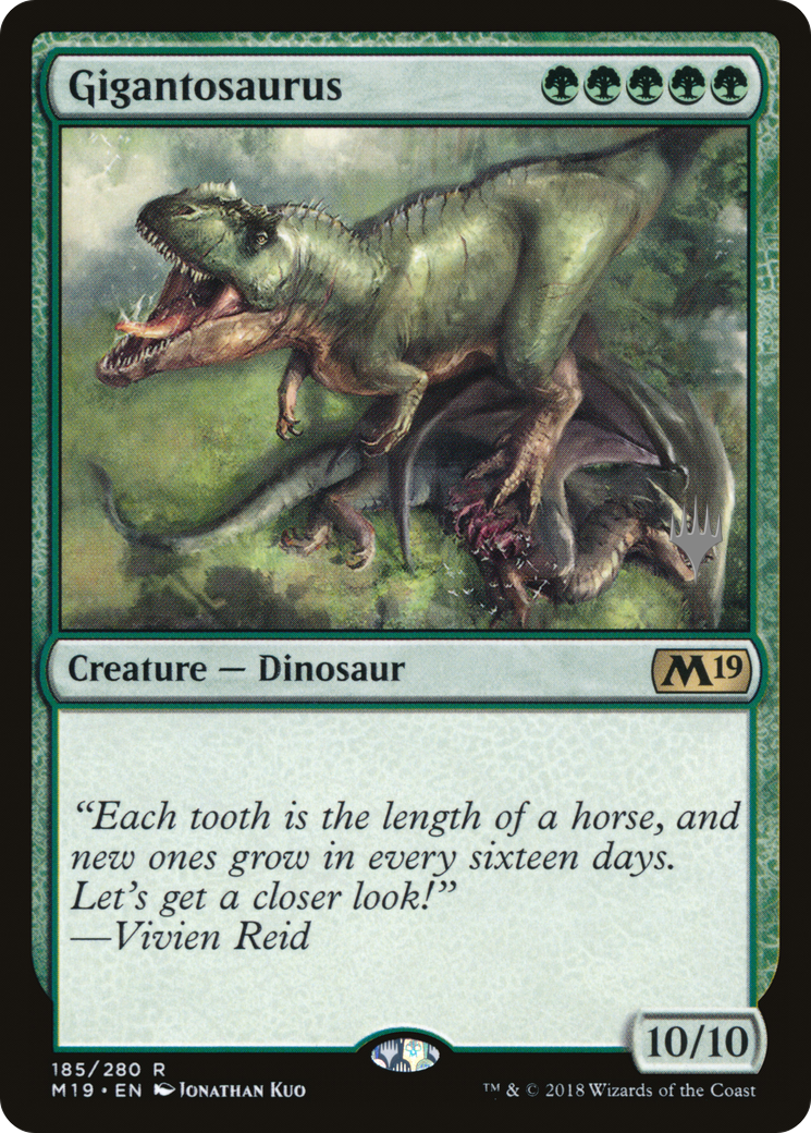 Gigantosaurus (PPM20-185) - Core Set 2019 Promos Foil (Promo Pack)