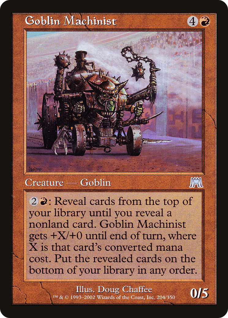 Goblin Machinist (ONS-204) - Onslaught Foil