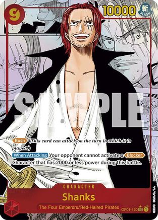 (OP01-120) Shanks (Manga) - Premium Booster -The Best- Foil