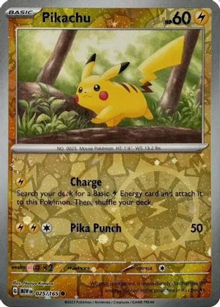 Pikachu - 025/165 (Cosmos Holo) (Costco Exclusive) 25 - Miscellaneous Cards & Products Holofoil