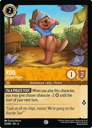 (023/204)  Roo - Littlest Pirate - Azurite Sea  Cold Foil