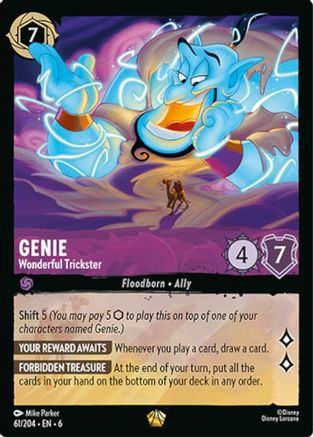 Genie - Wonderful Trickster (61/204) - Azurite Sea