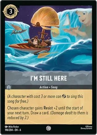 I'm Still Here (196/204) - Azurite Sea Cold Foil