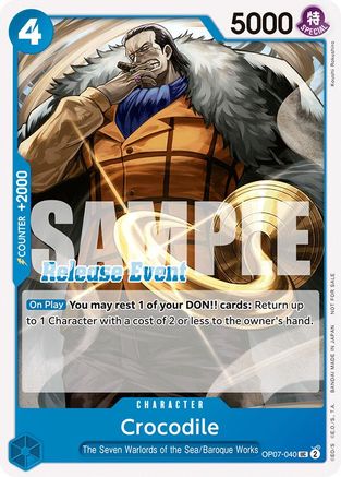 (OP07-040) Crocodile (ST15 - ST20 Release Event Pack) - One Piece Promotion Cards Normal
