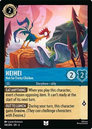 (146/204)  HeiHei - Not-So-Tricky Chicken - Azurite Sea  Normal