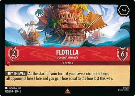 (135/204) Flotilla - Coconut Armada - Azurite Sea Cold Foil