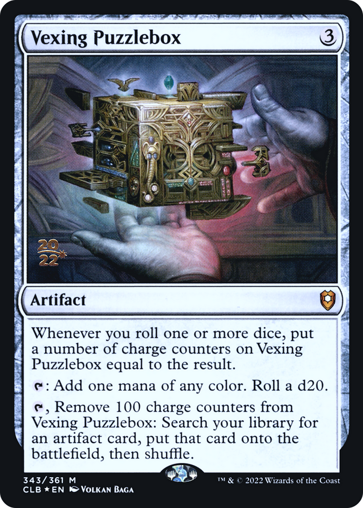 Vexing Puzzlebox (PRE-343S) - Battle for Baldur's Gate Promos (Prerelease) Foil