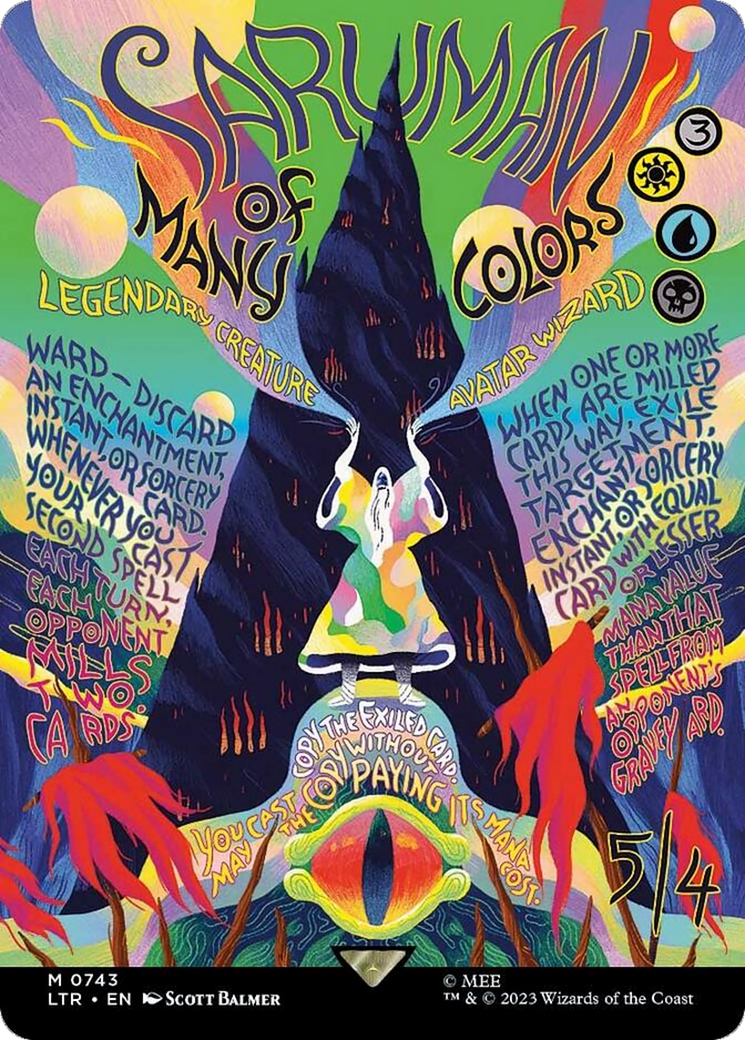 Saruman of Many Colors (Borderless Poster) (LTR-743) - The Lord of the Rings: Tales of Middle-earth (Borderless)