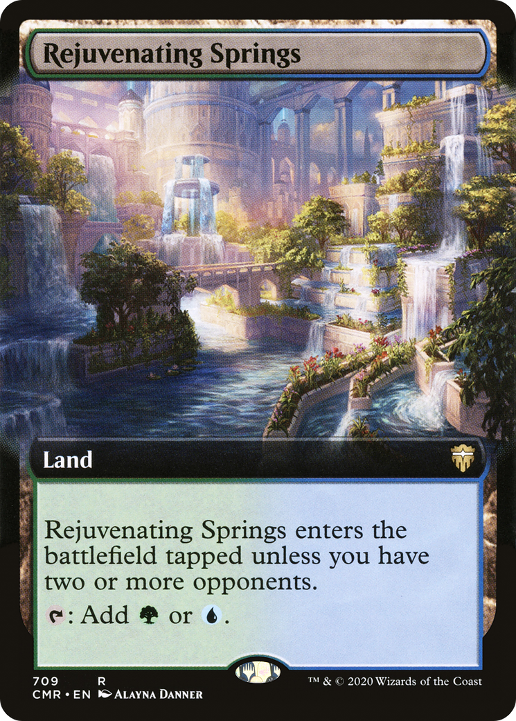 Rejuvenating Springs (CMR-709) - Commander Legends: (Extended Art) Foil