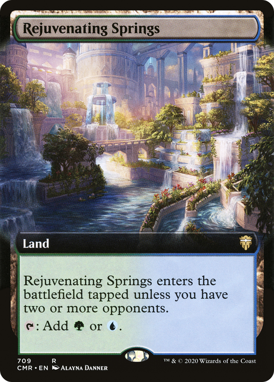 Rejuvenating Springs (CMR-709) - Commander Legends: (Extended Art) Foil