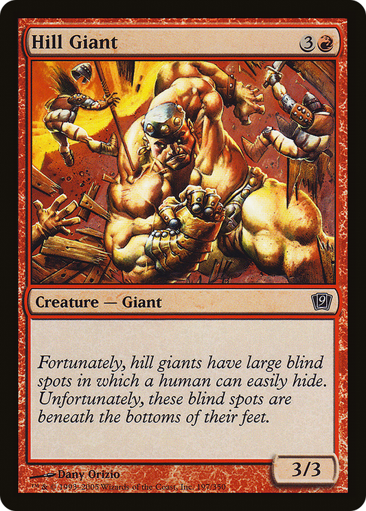 Hill Giant (9ED-197★) - Ninth Edition Foil