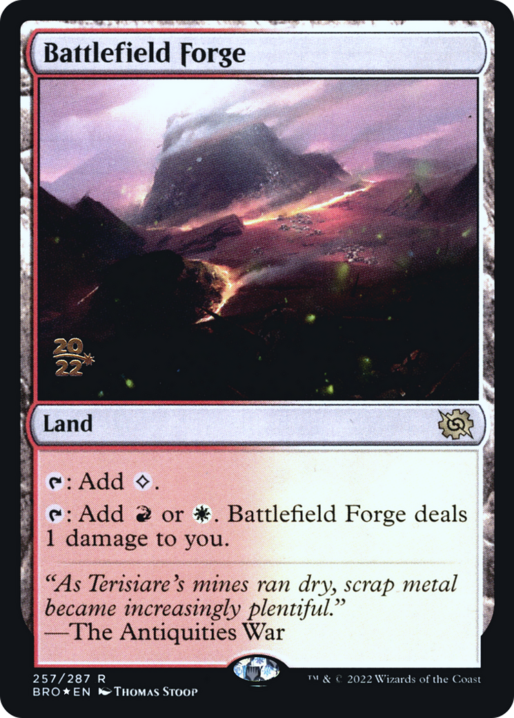 Battlefield Forge (PRE-257S) - The Brothers' War Promos (Prerelease) Foil