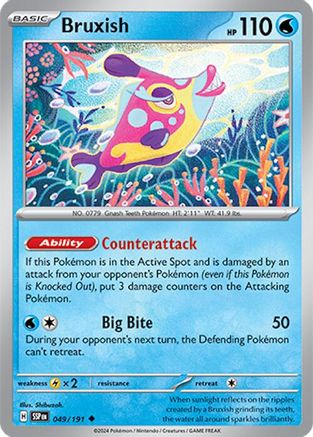 Bruxish (49/191) - SV08 Surging Sparks  - Uncommon