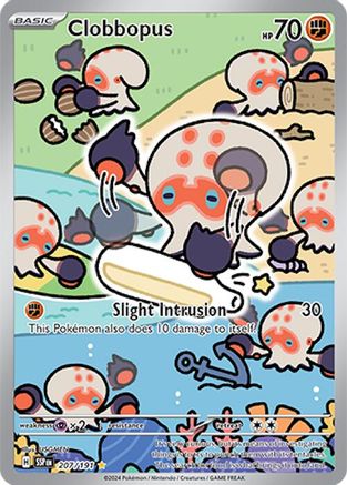 Clobbopus (207/191) - SV08 Surging Sparks Holofoil - Illustration Rare