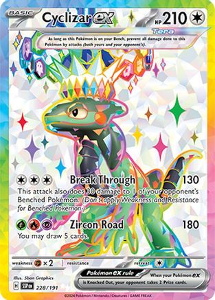 Cyclizar ex (228/191) - SV08 Surging Sparks Holofoil - Ultra Rare