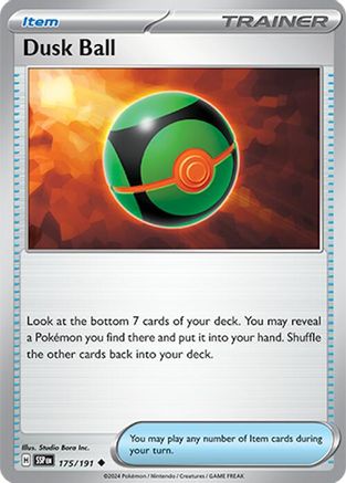 Dusk Ball - 175/191 - SV08 Surging Sparks Reverse Holofoil