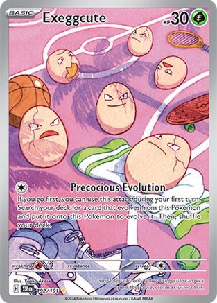 Exeggcute (192/191) - SV08 Surging Sparks Holofoil - Illustration Rare