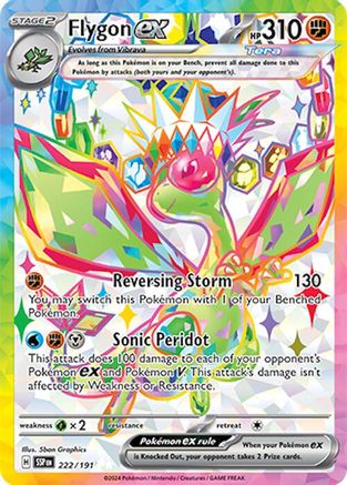 Flygon ex (222/191) - SV08 Surging Sparks Holofoil - Ultra Rare