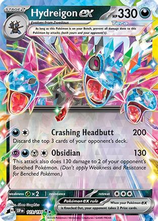 Hydreigon ex (119/191) - SV08 Surging Sparks Holofoil - Double Rare