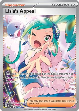 Lisia's Appeal (246/191) - SV08 Surging Sparks Holofoil - Special Illustration Rare