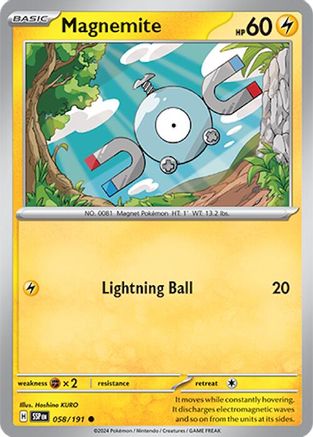 Magnemite (58/191) - SV08 Surging Sparks  - Common