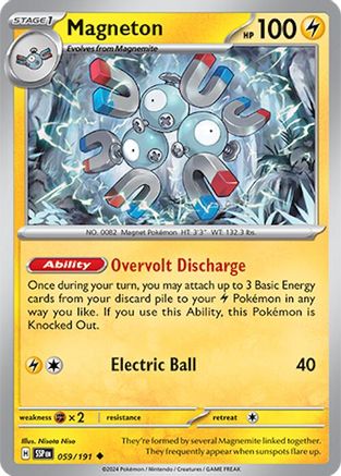 Magneton (59/191) - SV08 Surging Sparks Reverse Holofoil - Uncommon