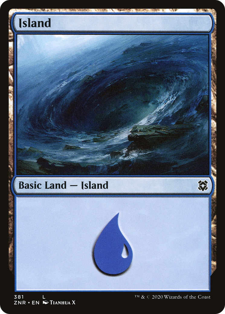 Island (ZNR-381) - Zendikar Rising