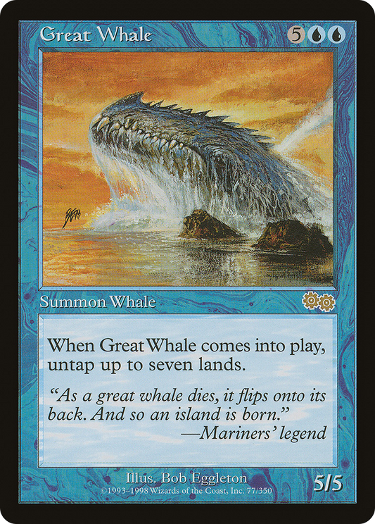 Great Whale (USG-077) - Urza's Saga