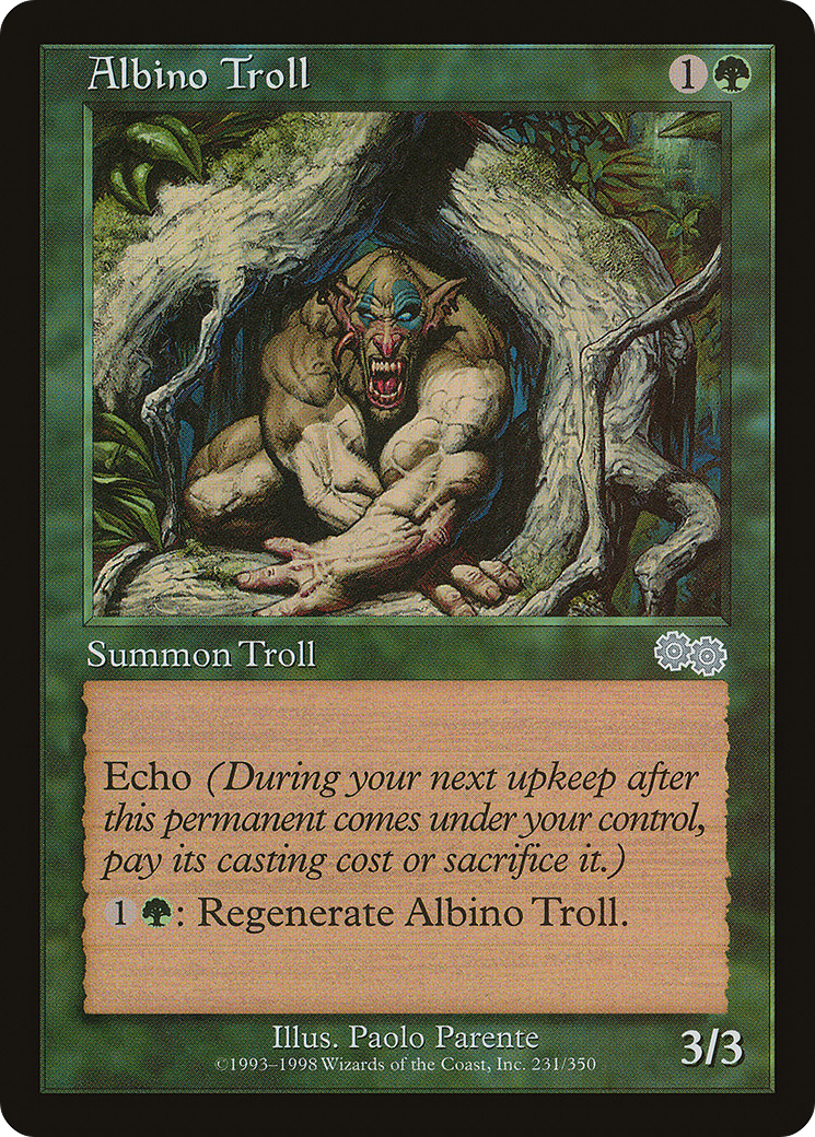 Albino Troll (USG-231) - Urza's Saga