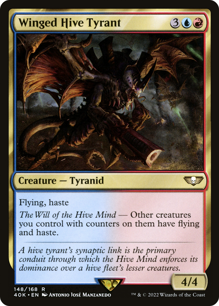 Winged Hive Tyrant (40K-148) - Warhammer 40,000 Commander