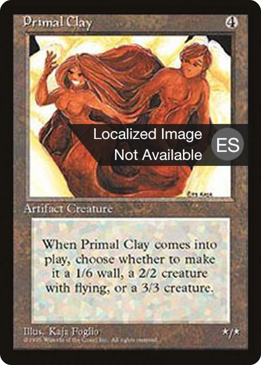 Primal Clay (4BB-342) - Fourth Edition Foreign Black Border